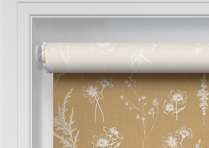 Botanical Sketchbook, Dijon Yellow - Twist&Fit Roller Blind - Image 10